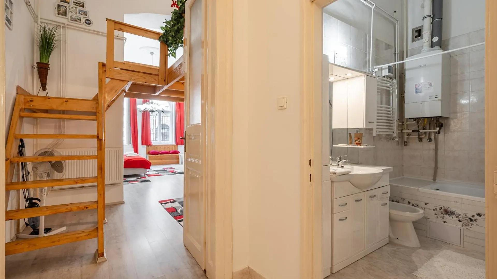 Red Romance Apartment Budapest Hungary