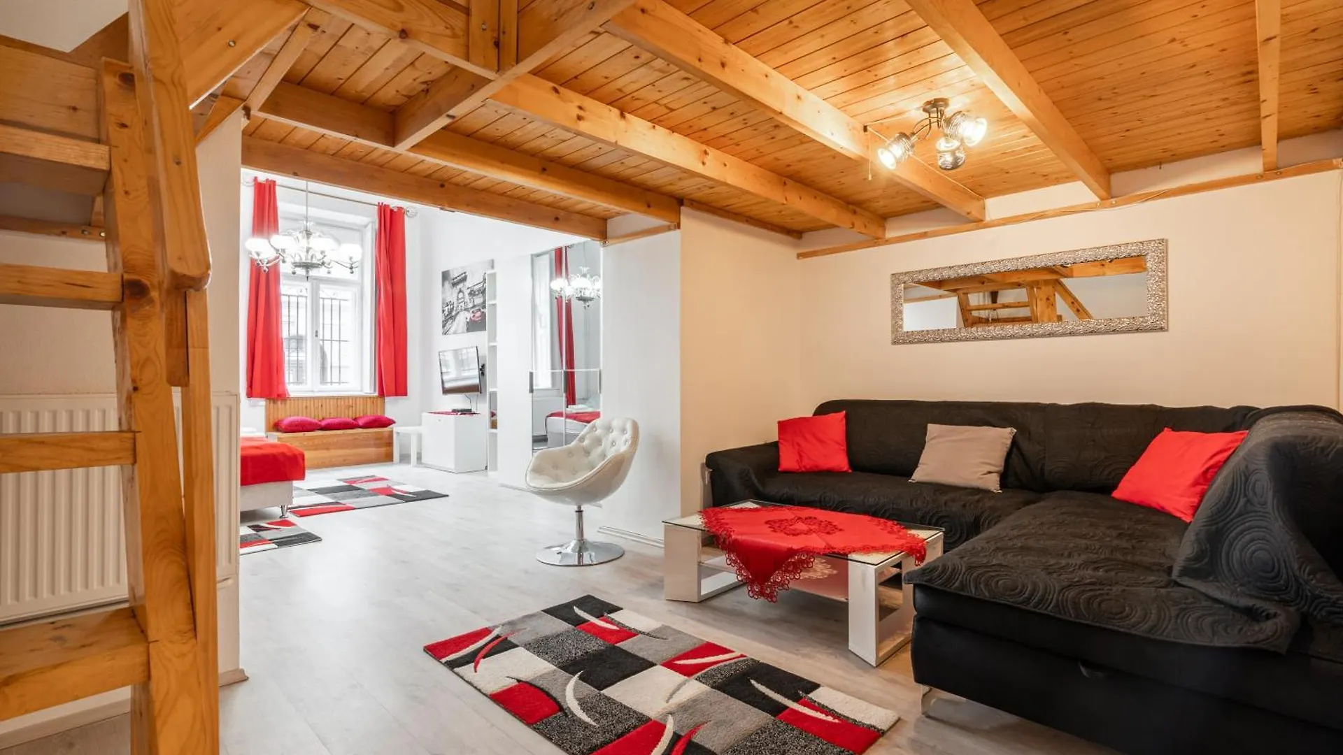 Red Romance Apartment Budapest Hungary